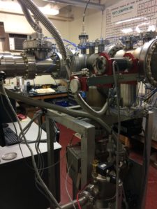 Rhode Island College RIC ultra high vacuum chamber